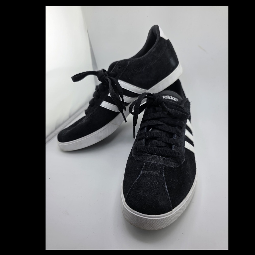 Adidas Women's Black Suede Court set Shoes US 9 Sneakers Skater Runners